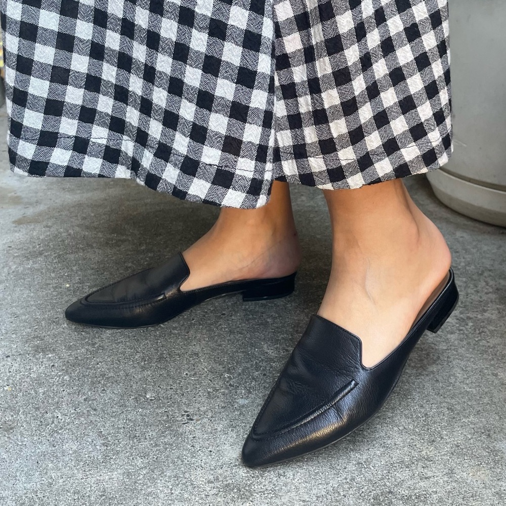 Black Franco Sarto leather shoes